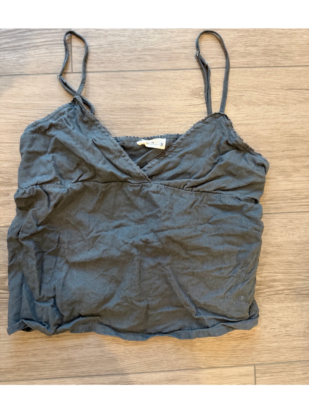 Women's Charcoal Gray Camisole Tank Top
